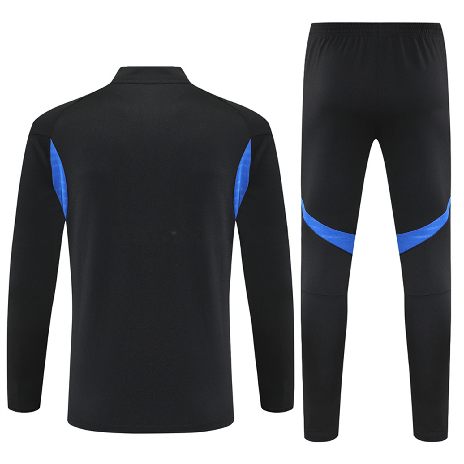 Manchester United 25-26 Kid Long Sleeves Training Set - Black Top & Black Pants - UnitedFutballJersey