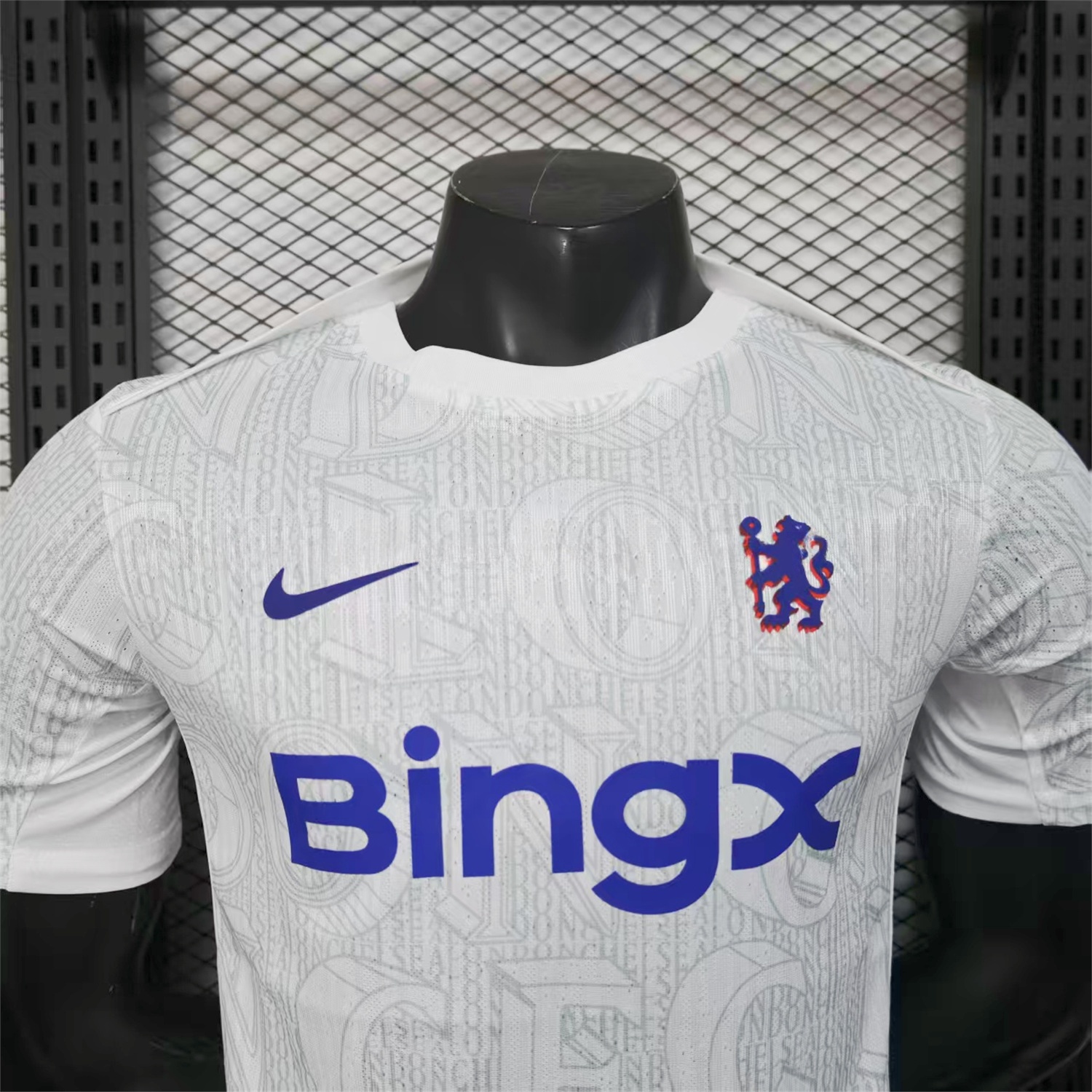 C.H.E.L.S.E.A 25-26 White Pre-Match Training Jersey - Player Version - UnitedFutballJersey