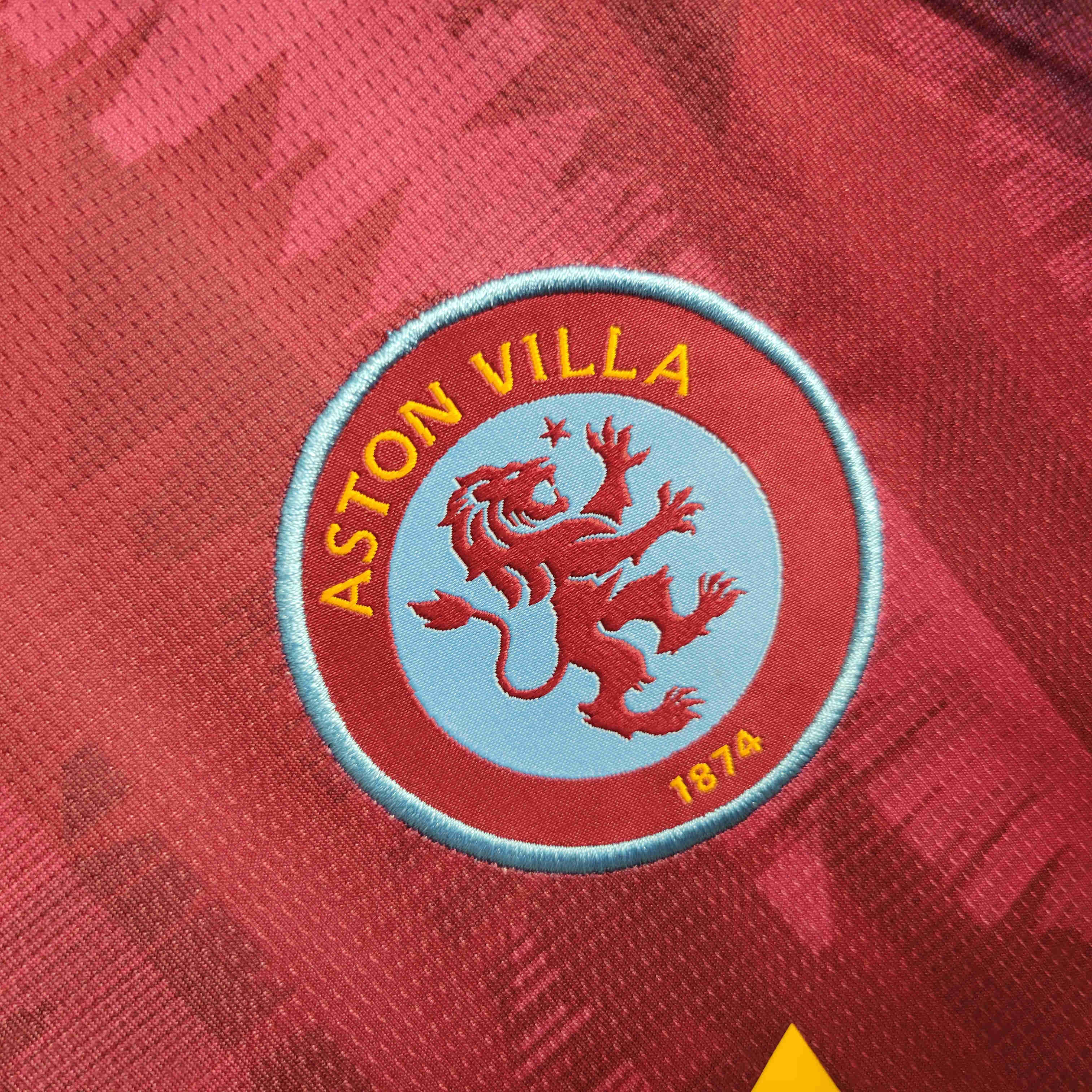 Aston Villa 23-24 Home Jersey - Fans Version - UnitedFutballJersey