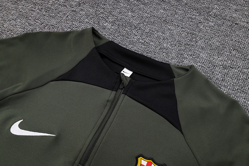 B.A.R.S.A 23-24 Long Sleeve Training Set -Green - UnitedFutballJersey