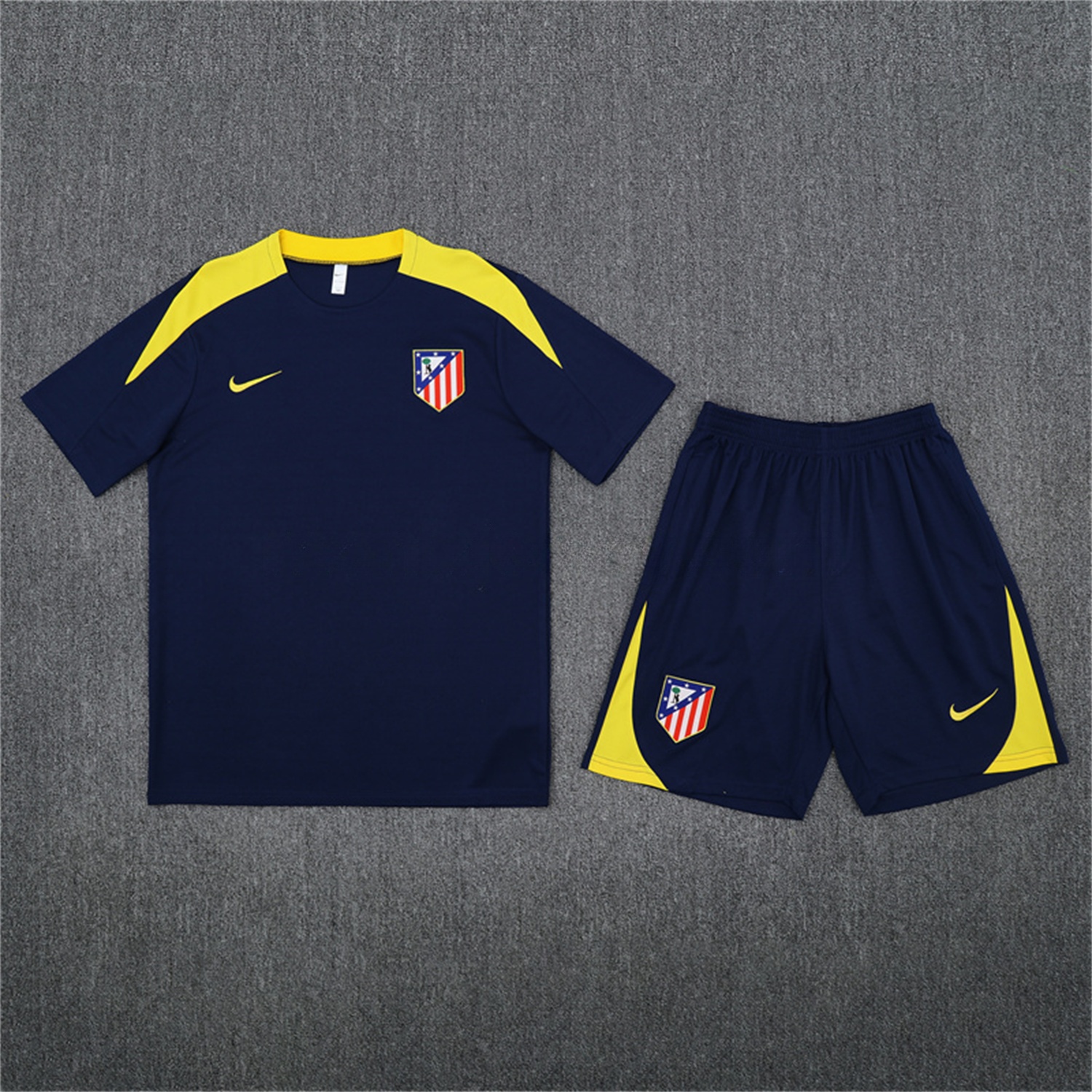 Atletico Madrid 25-26 Short-Sleeve Training Set - Royal Blue - UnitedFutballJersey