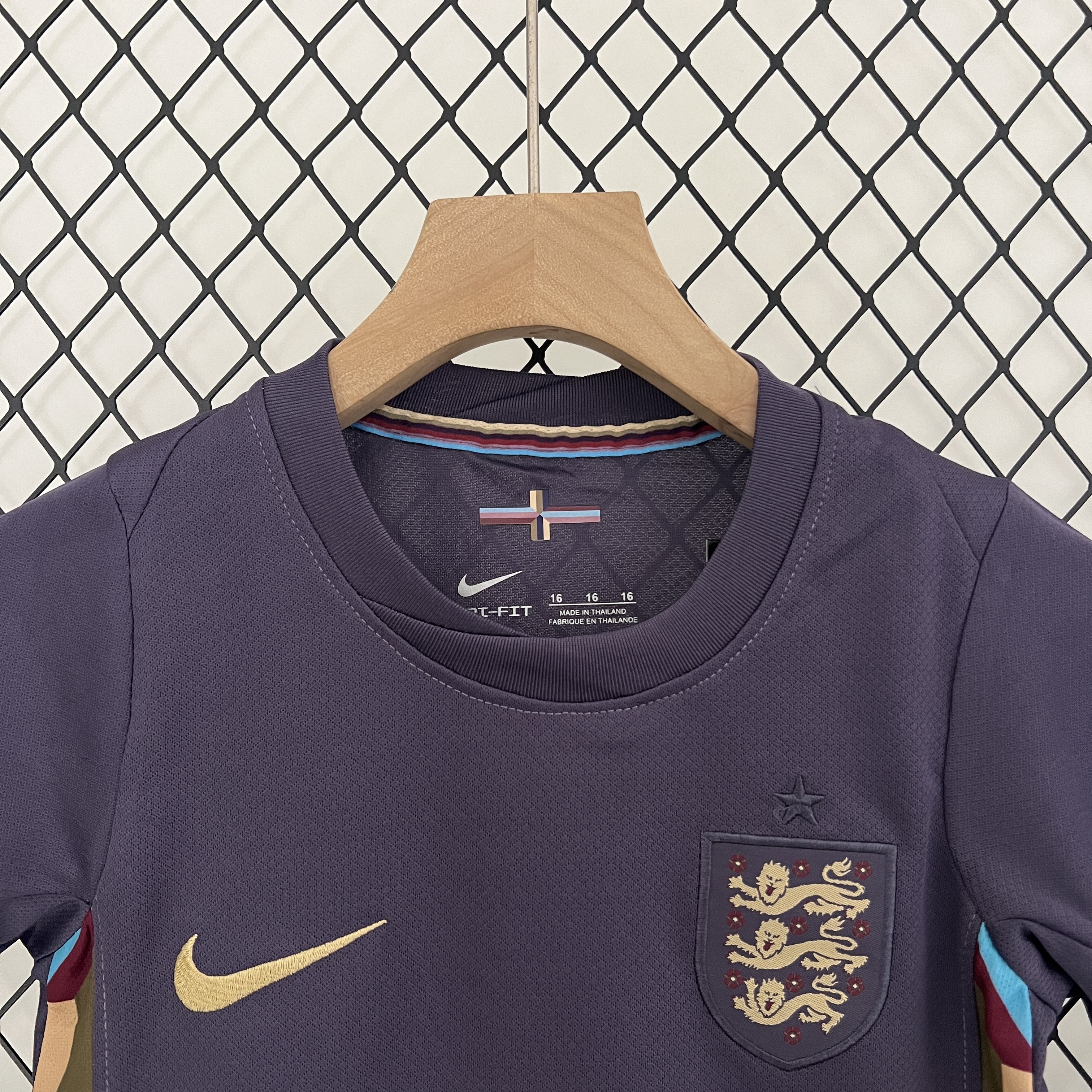 England 2024 Away Stadium Kids Kit - UnitedFutballJersey
