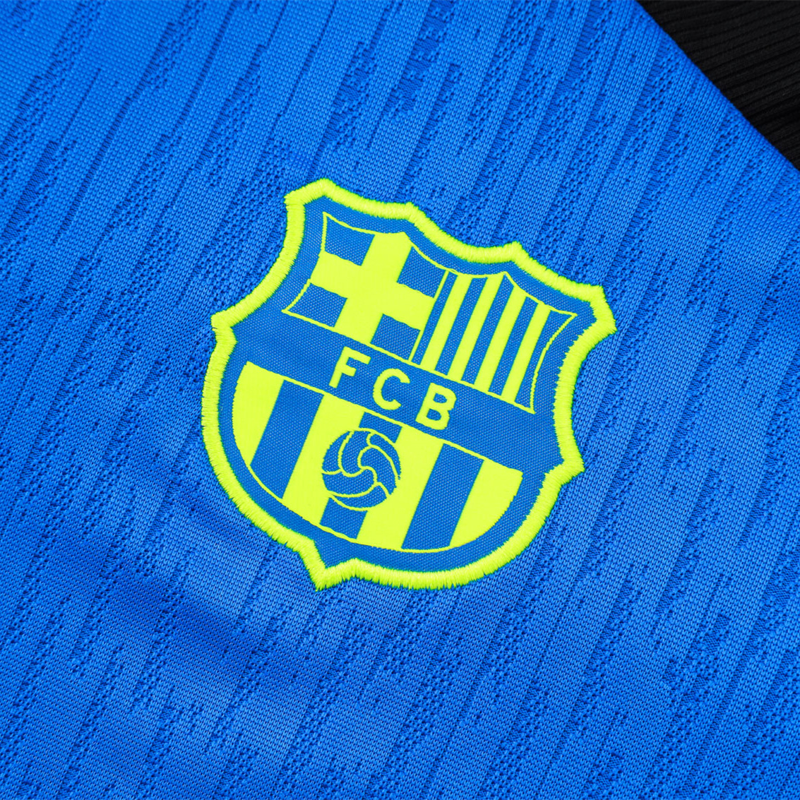 B.A.R.S.A 24-25 Long Sleeve Training Set - Player Version - Blue Top and Black Pants - UnitedFutballJersey