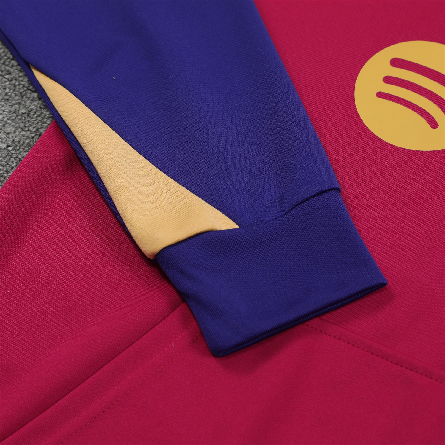 Barcelona 24-25 Training Hoodie Set - Red Hoodie and Deep Blue Pants - UnitedFutballJersey