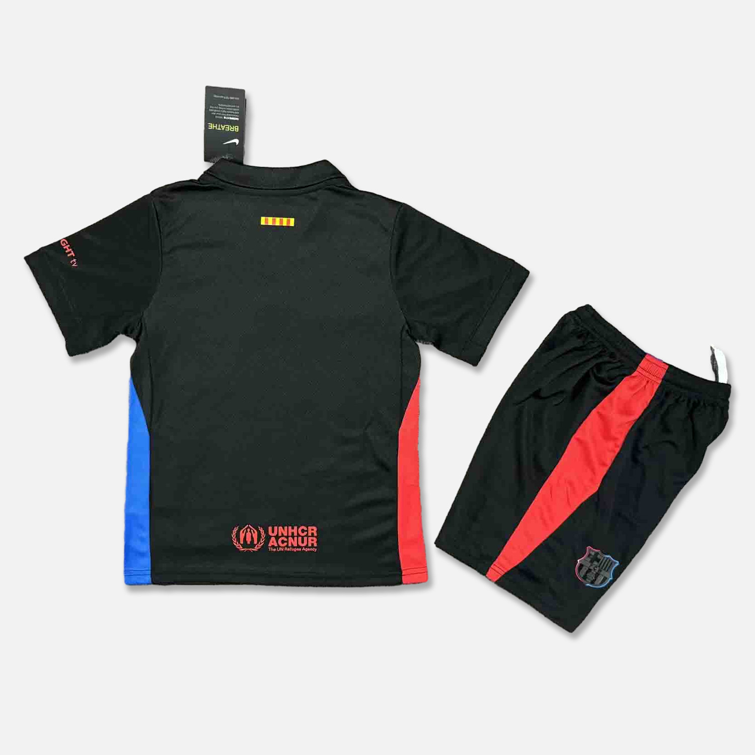 B.A.R.S.A 24-25 Away Kids Kit with Big Logo - UnitedFutballJersey