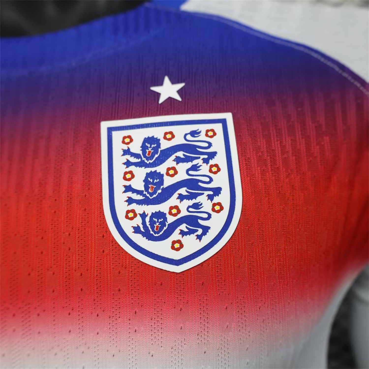 England 2025 Women's Team Home Jersey - Men's Long Sleeves Player Version - UnitedFutballJersey