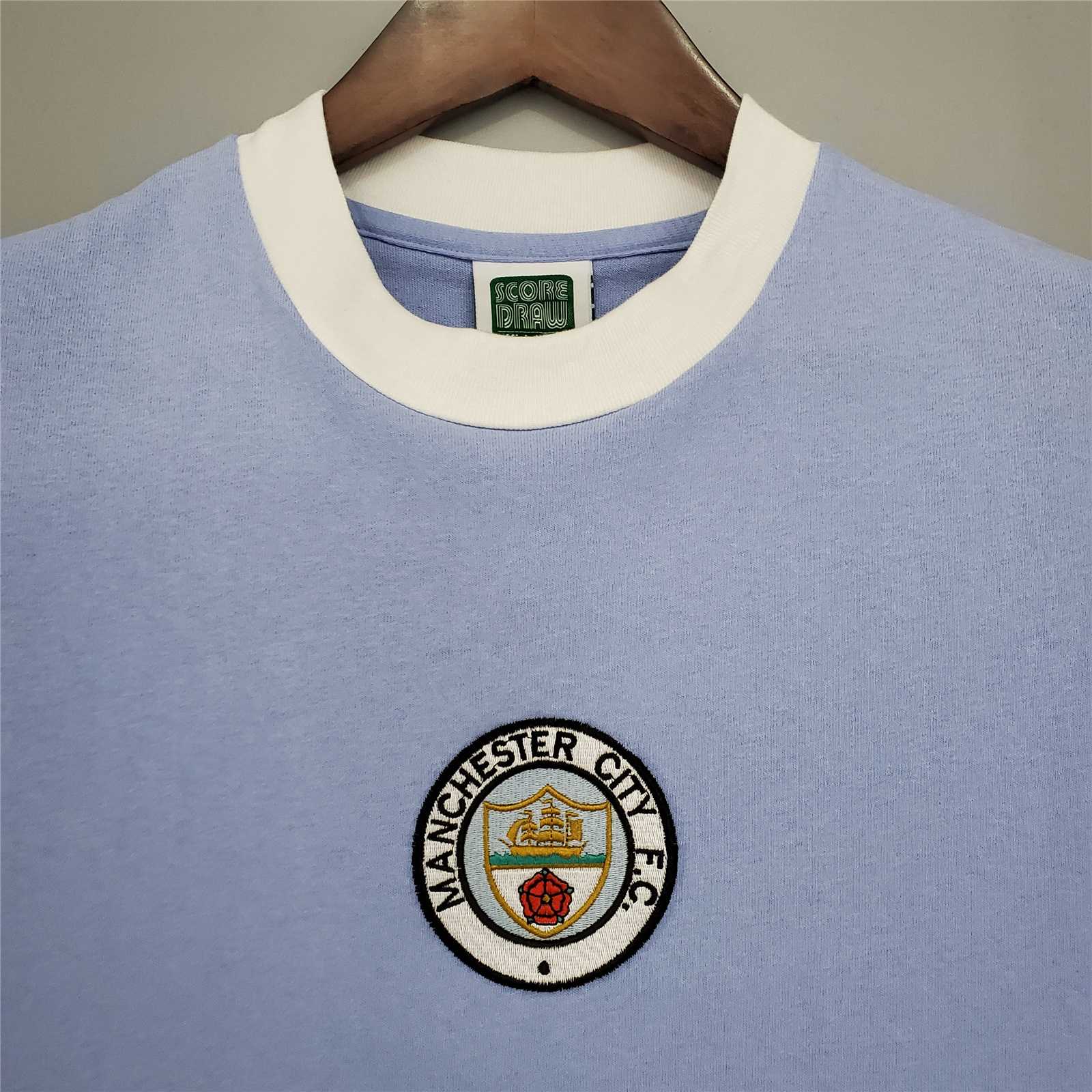 Retro Manchester City 1971-74 Home Jersey - UnitedFutballJersey