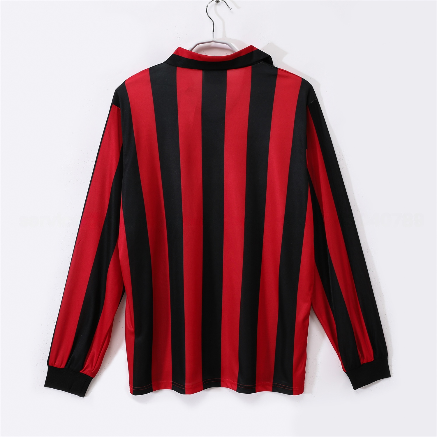Retro AC Milan 1988-89 Home Long Sleeves Jersey - UnitedFutballJersey