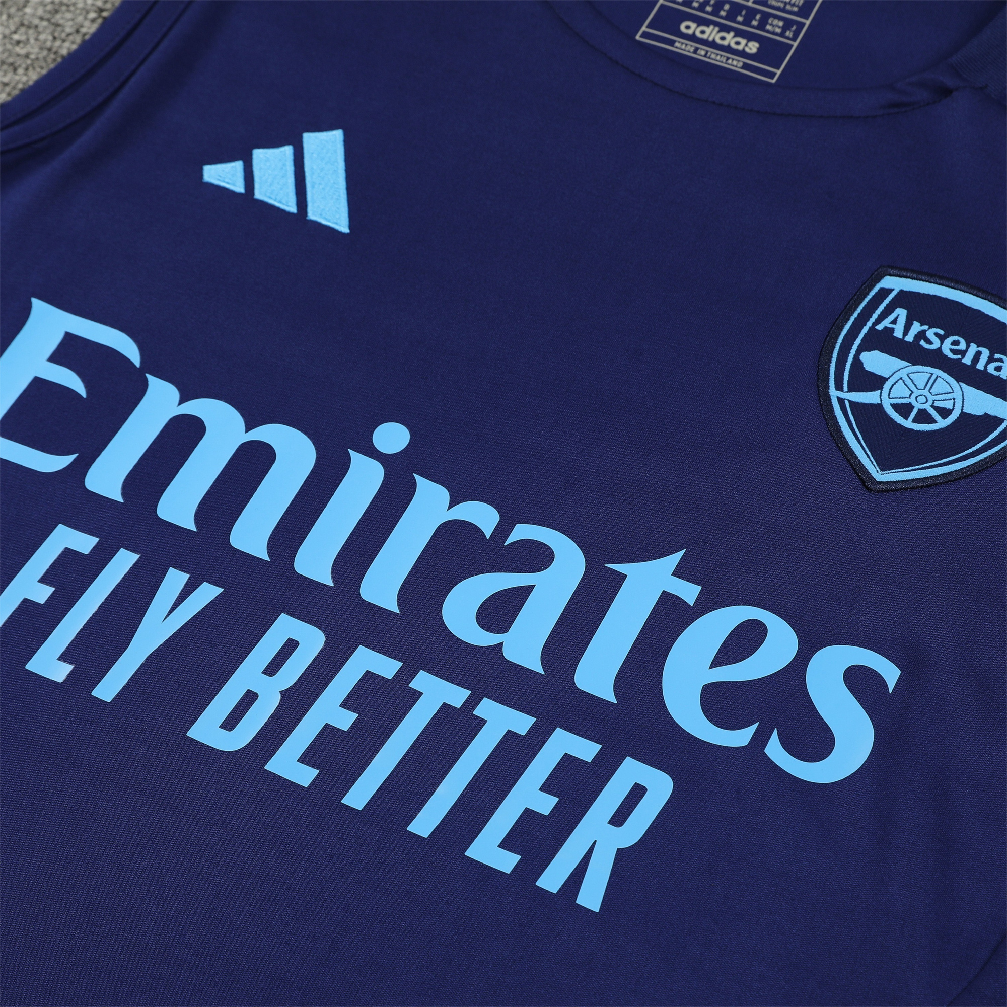 Arsenal 24-25 Vest Training Set - Blue - UnitedFutballJersey