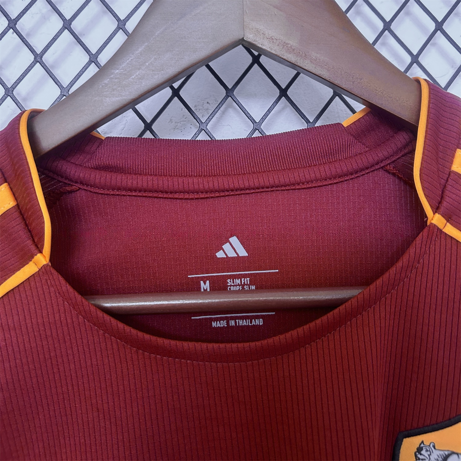 AS Roma 25-26 Home Unsponsored Jersey - Fans Version - UnitedFutballJersey