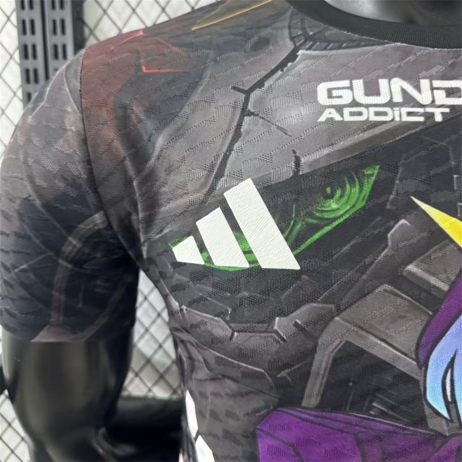 Japan 25-26 Gundam Black Special Edition Jersey - Player Version - UnitedFutballJersey