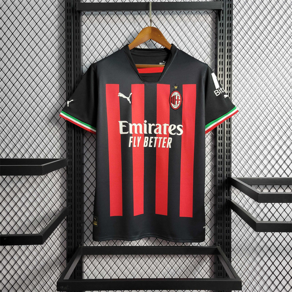 22-23 AC Milan Home Jersey - Fans Version - UnitedFutballJersey