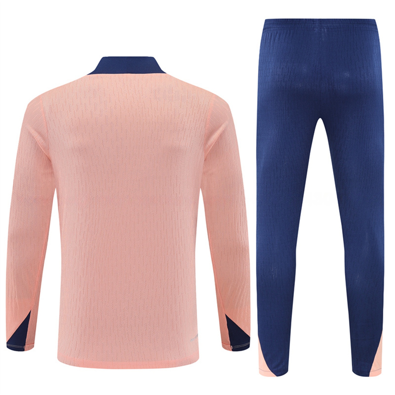 C.H.E.L.S.E.A 25-26 Long Sleeve Training Set - Player Version - Pink Top and Blue Pants - UnitedFutballJersey