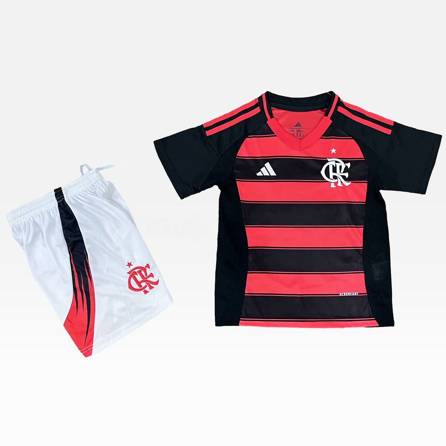 Flamengo 25-26 Home Unsponsored Kids Kit - UnitedFutballJersey