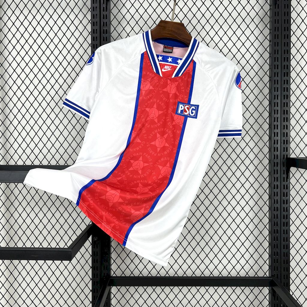 Retro Paris Saint-Germain PSG 1994-95 Away Unsponsored Jersey - UnitedFutballJersey