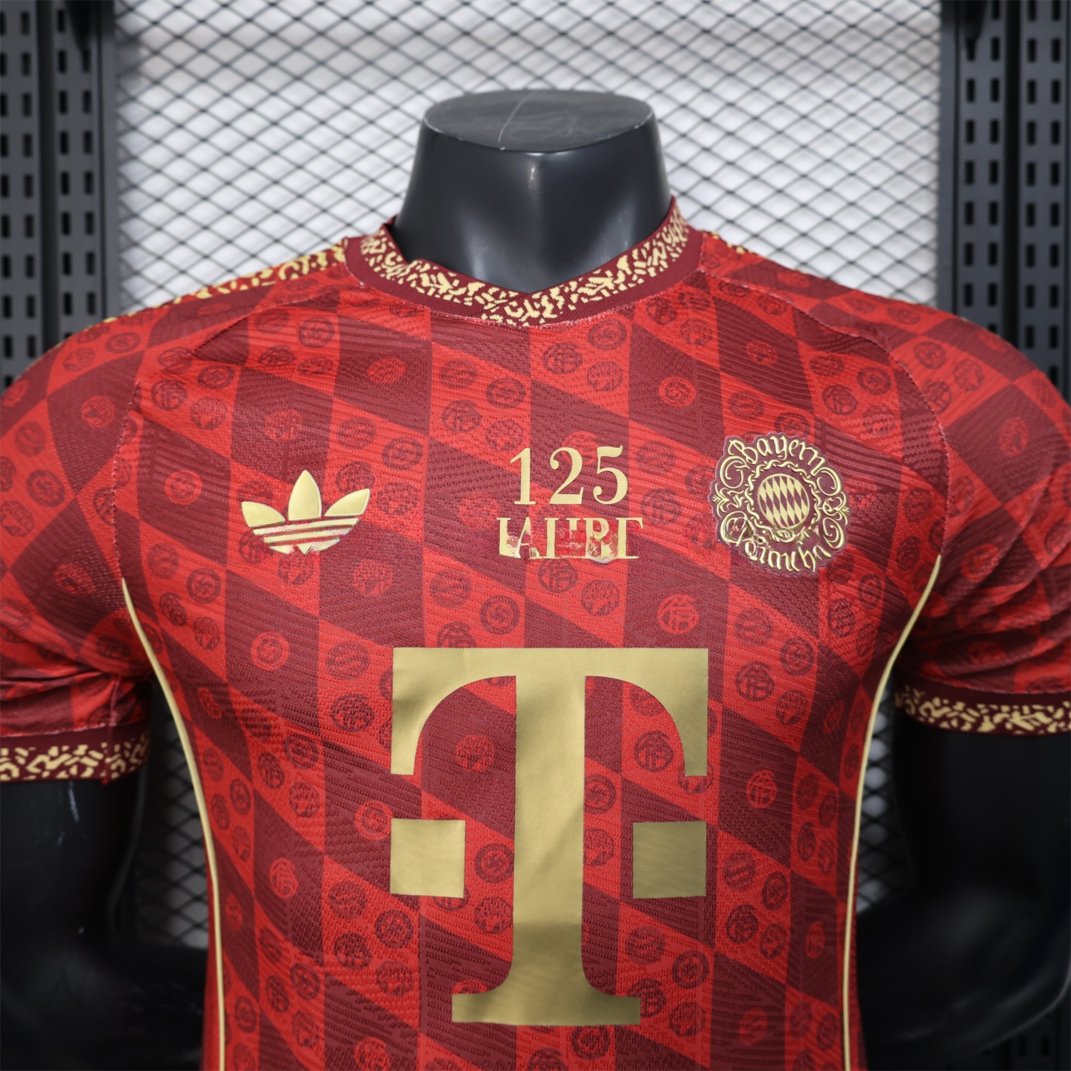 Bayern Munich 2025 125th Anniversary Diamond Pattern Special Jersey - Player Version - UnitedFutballJersey