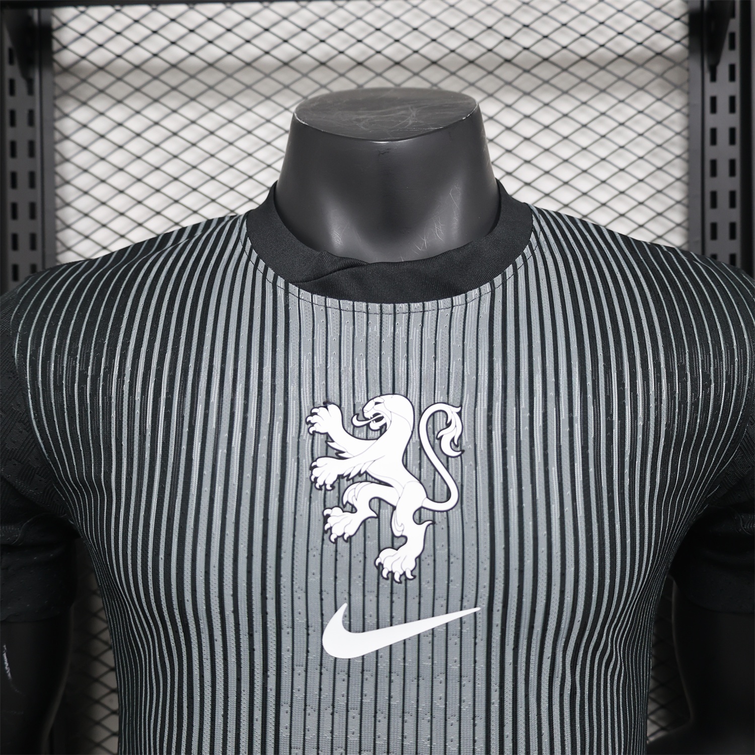 Netherlands 2025-26 Black Goalkeeper Jersey - Player Version - UnitedFutballJersey