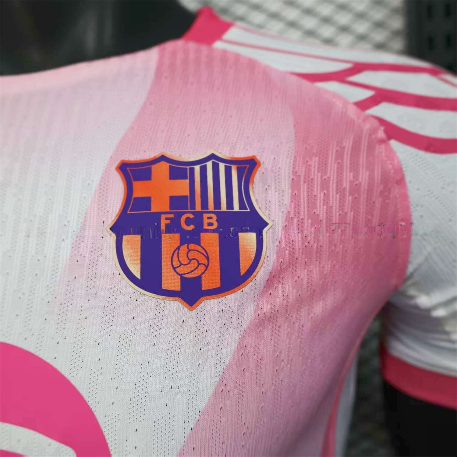 Barcelona 25-26 Red and White Diagonal Gradient Special Jersey - Player Version - UnitedFutballJersey