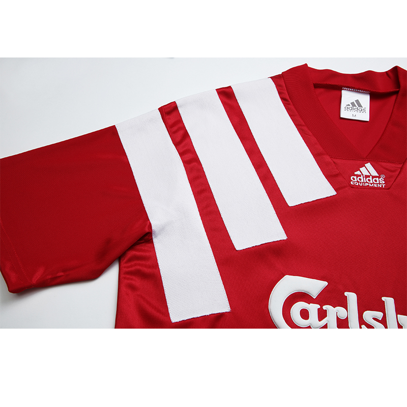 Retro Liverpool 1992-93 100 YEARS Home Stadium Jersey - UnitedFutballJersey