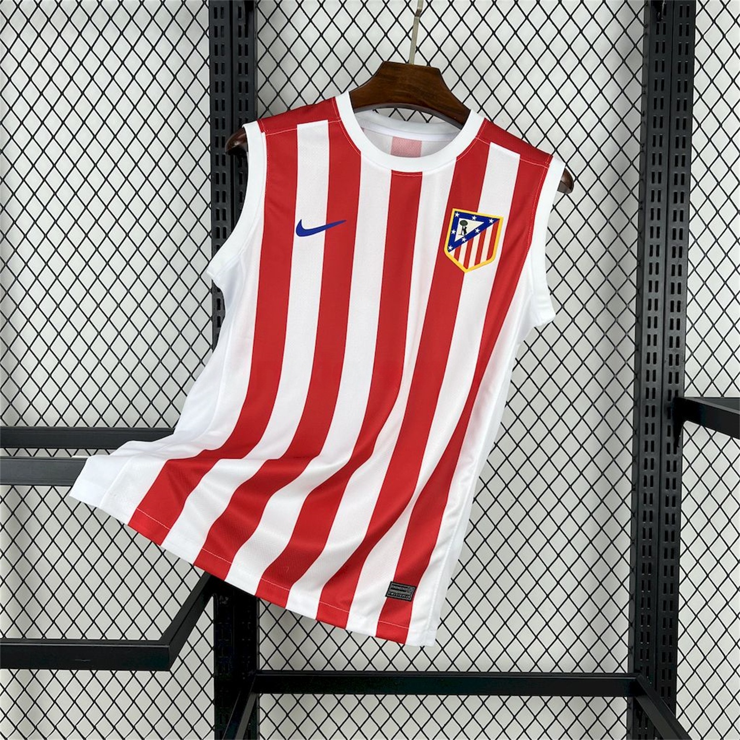 Atletico Madrid 25-26 Home Unsponsored Training Vest - Fans Version - UnitedFutballJersey
