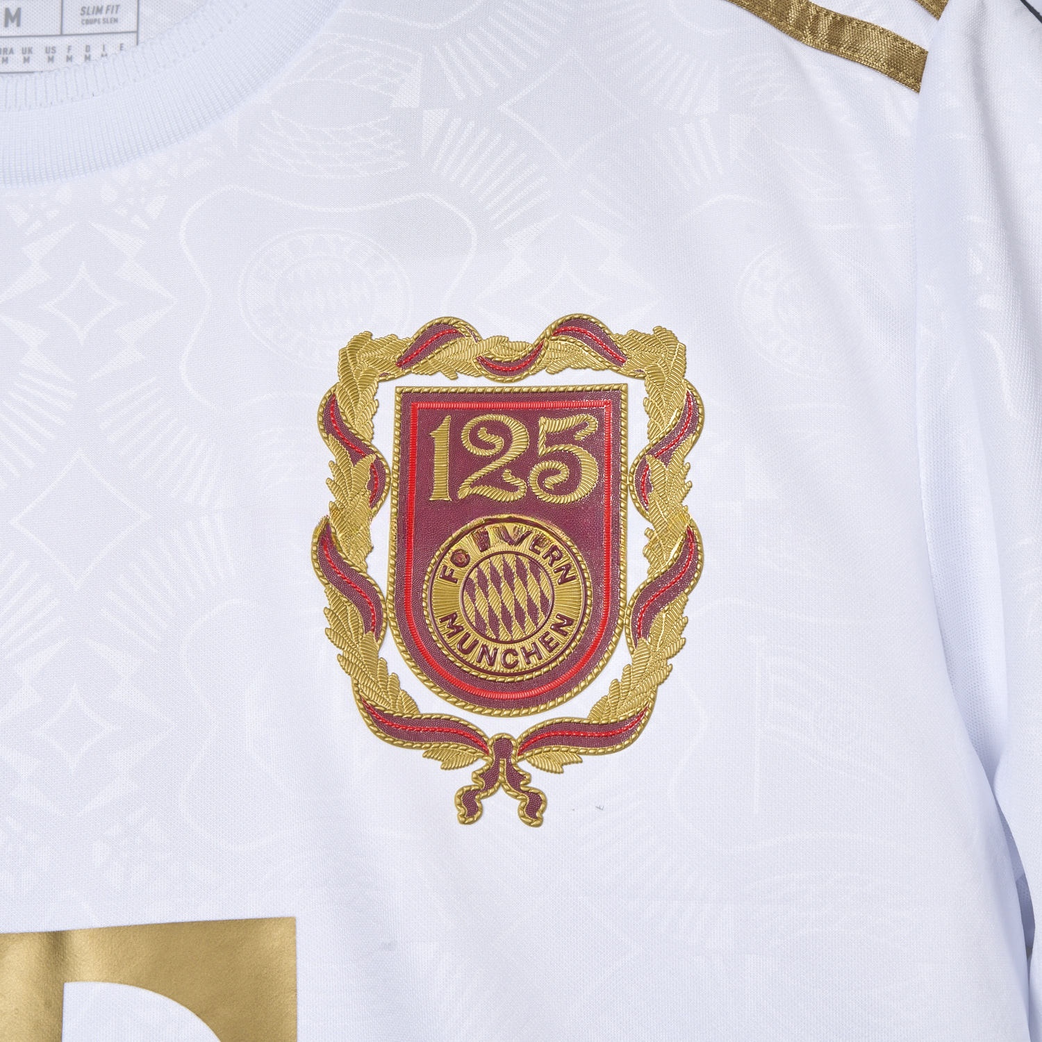 Bayern Munich 2025 White 125th Anniversary Jersey - Fans Version - UnitedFutballJersey