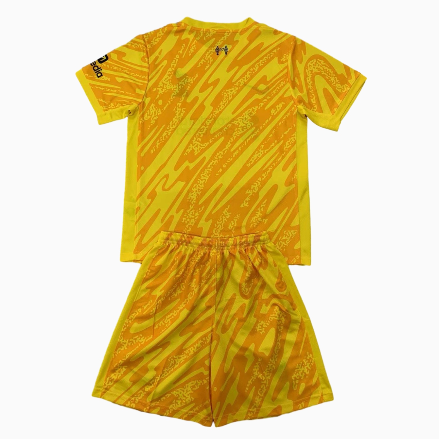 Liver.pool 24-25 Yellow Goalkeeper Men's Adult Jersey Set - Fans Version - UnitedFutballJersey