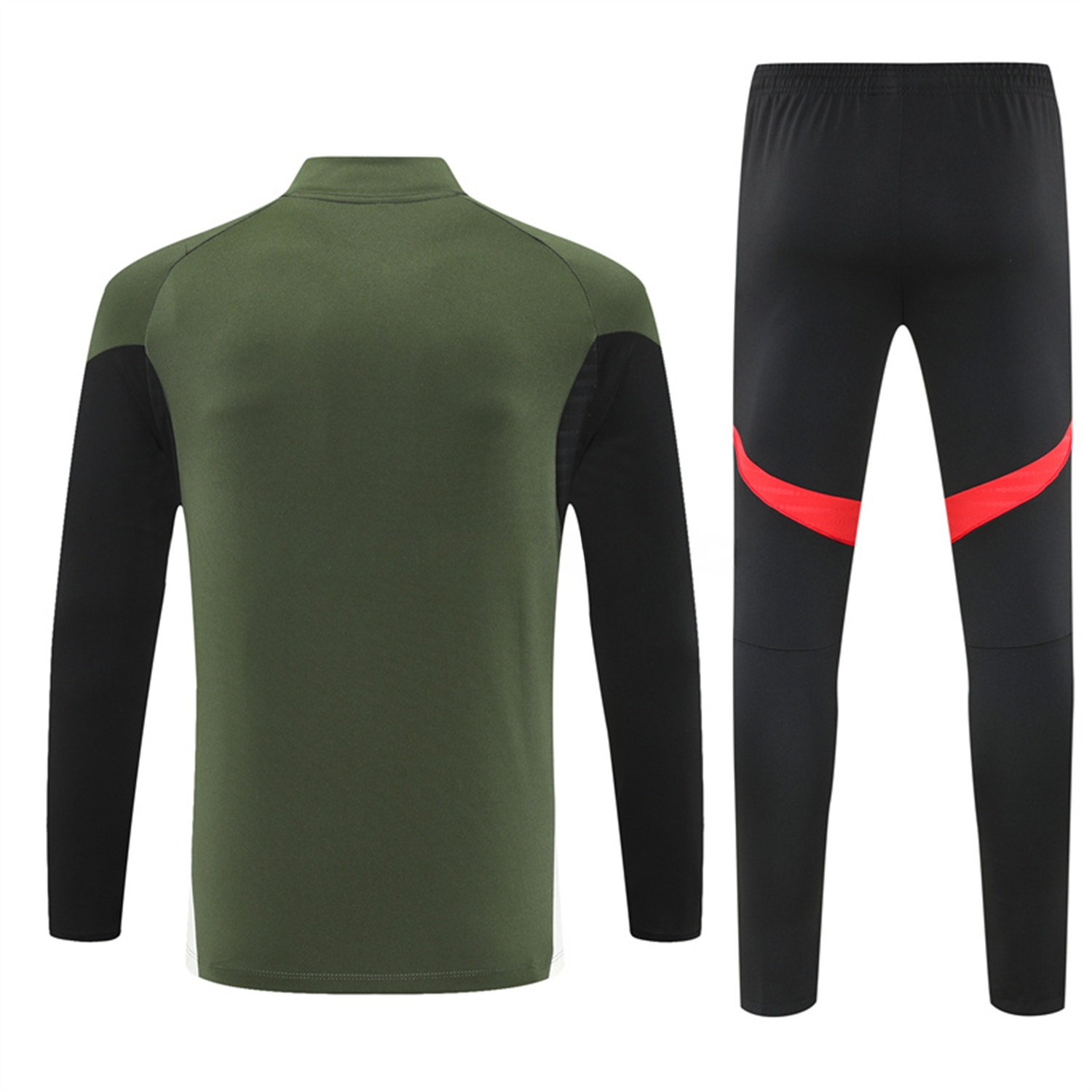 Bayern Munich 25-26 Kid Long Sleeves Training Set - Green Top & Black Pants - UnitedFutballJersey