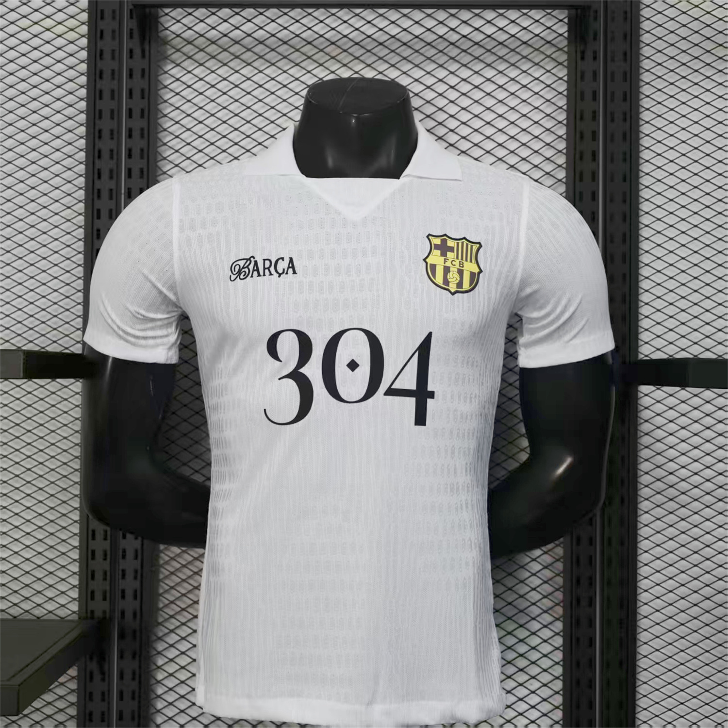 B.A.R.S.A 25-26 304 White Special Jersey - Player Version - UnitedFutballJersey