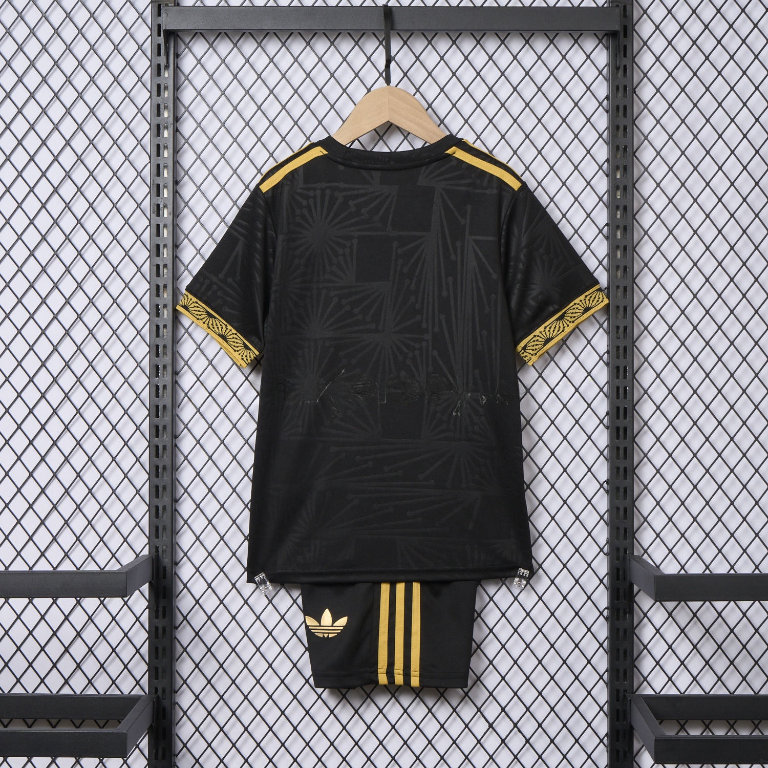 Mexico 2025 Gold Cup Black Kids Kit - Player Version - UnitedFutballJersey