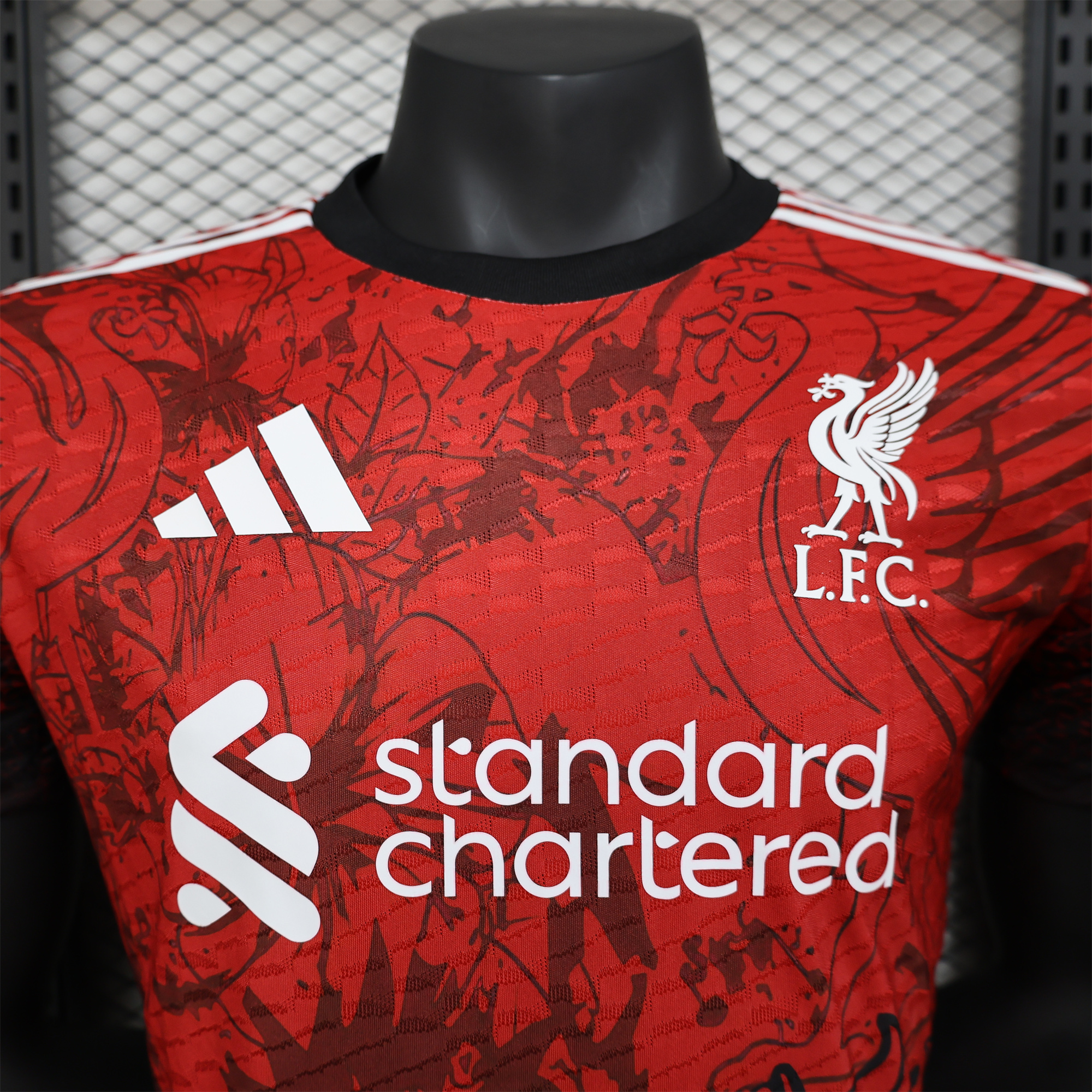 Liver.pool 24-25 Red Black Liver Bird Jersey - Player Version - UnitedFutballJersey