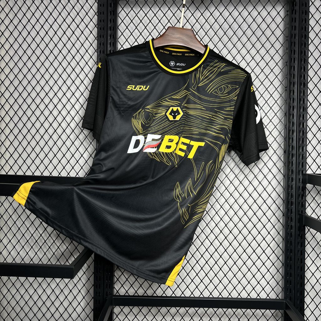 Wolverhampton Wanderers Wolves 24-25 Away Jersey - Fans Version - UnitedFutballJersey