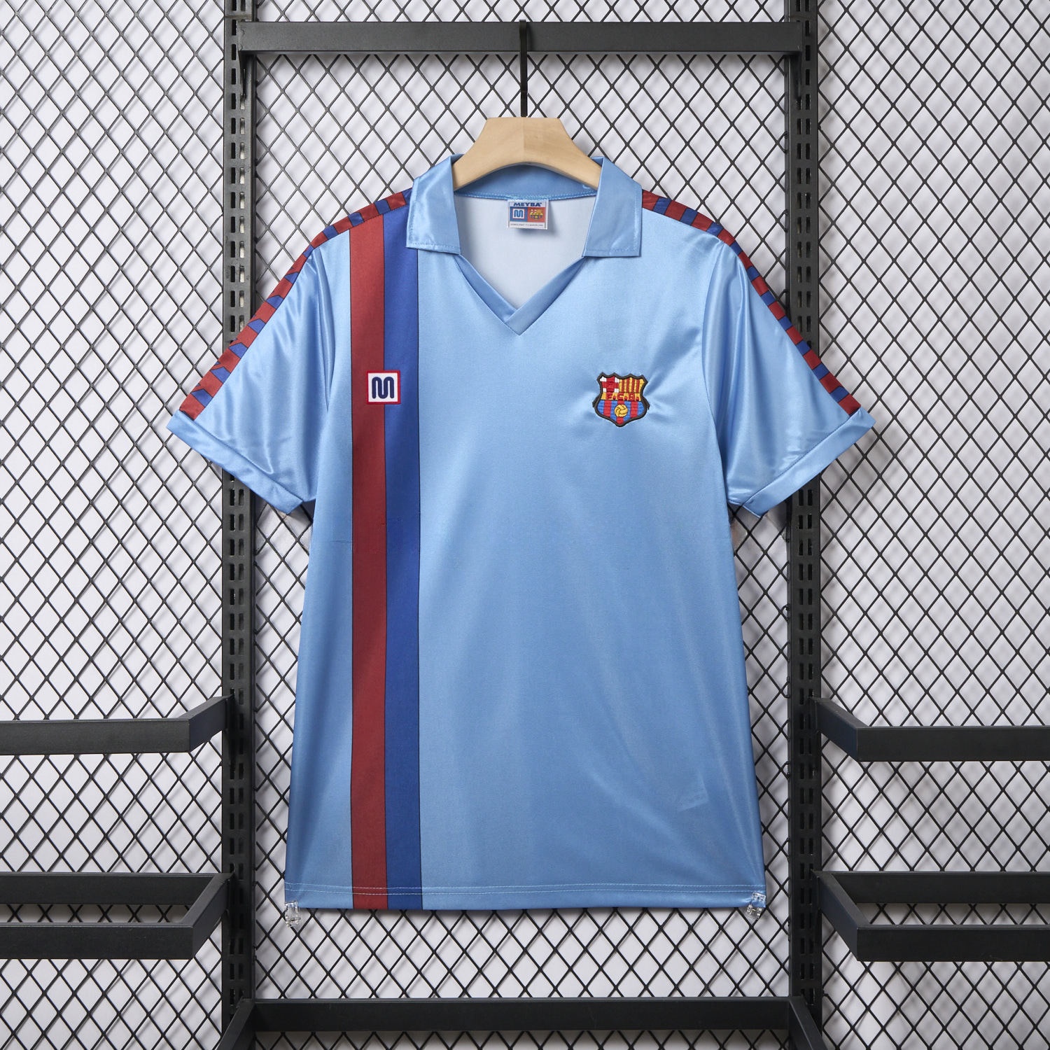 Retro B.A.R.S.A 1982-84 Away Blue Jersey - UnitedFutballJersey