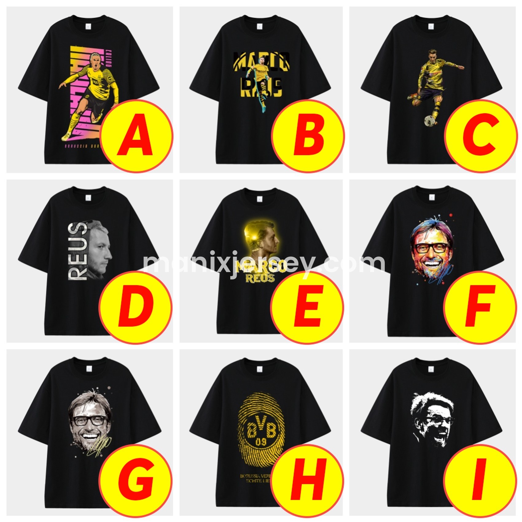 Dortmund Unisex Pure Cotton T-shirt - UnitedFutballJersey