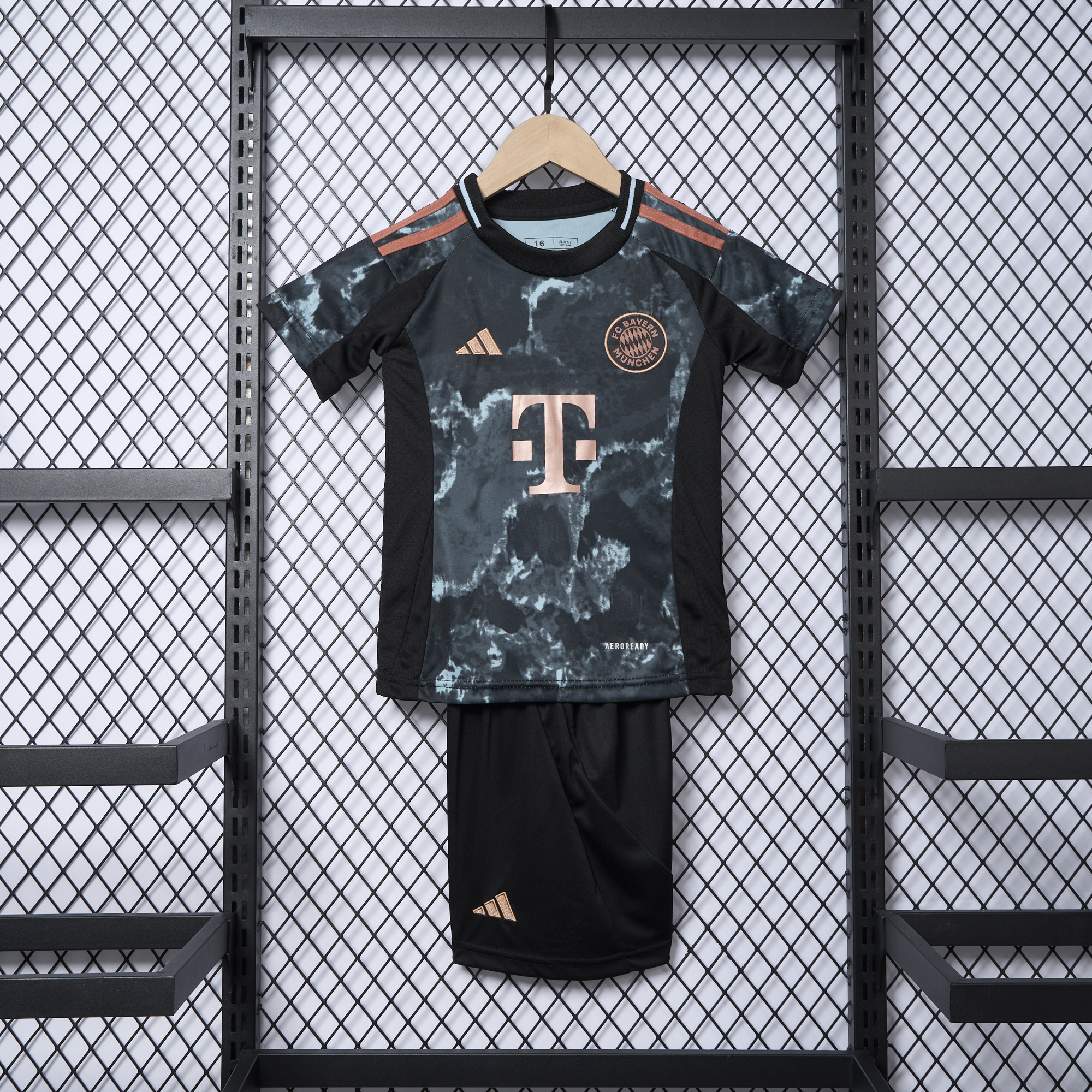 Bayern Munich 24-25 Away Kids Kit - Fans Version - UnitedFutballJersey