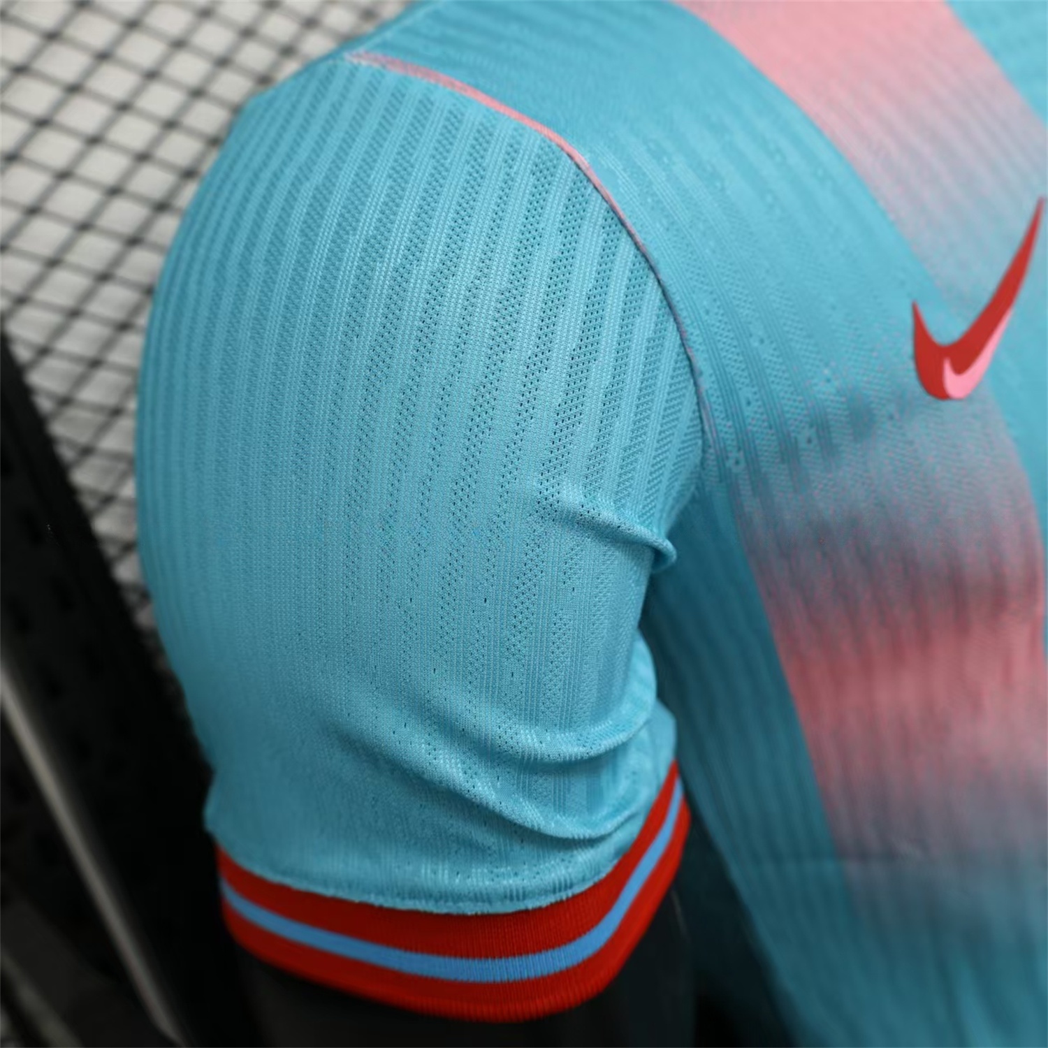 Barcelona 25-26 Orange Logo Pink & Light Blue Special Jersey - Player Version - UnitedFutballJersey