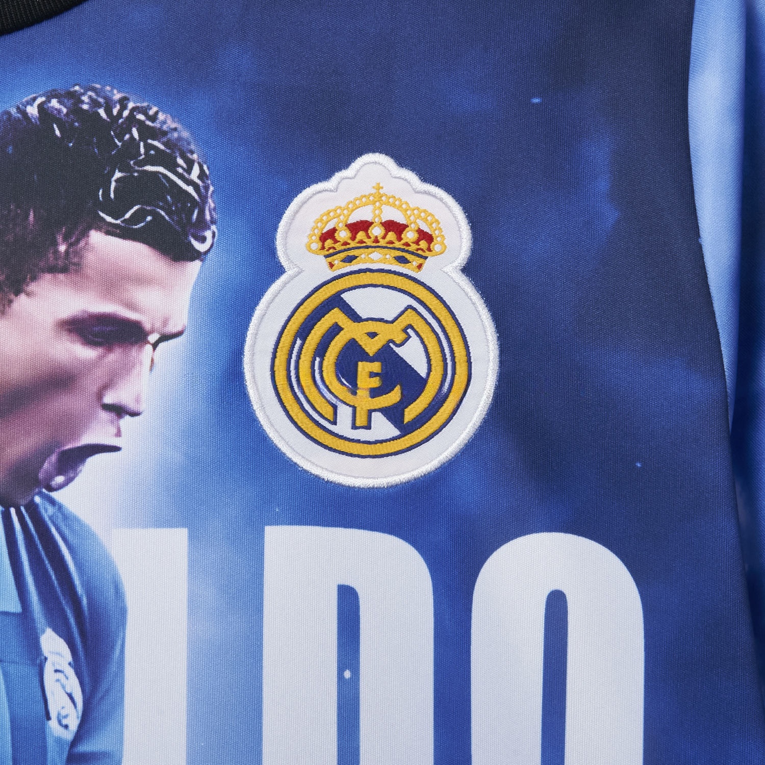 Cristiano Ronaldo Real Madrid 2017-18 Away Career Commemorative Jersey - Fans Version - UnitedFutballJersey