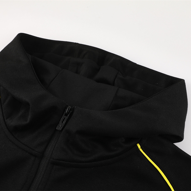 Dortmund 24-25 Training Hoodie Set - Black Hoodie and Pants - UnitedFutballJersey