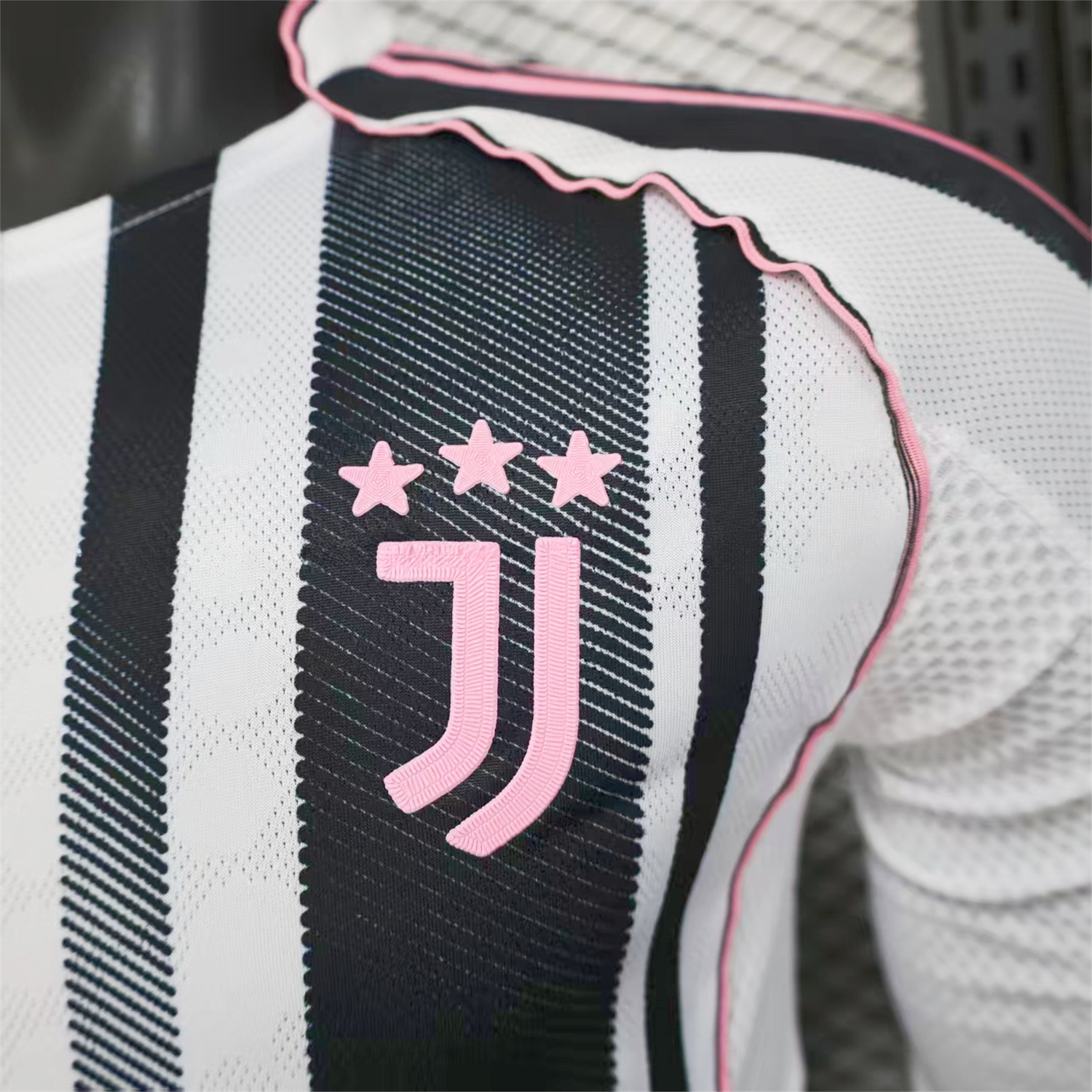 Juventus 25-26 Home Unsponsored Long Sleeves Jersey - Player Version - UnitedFutballJersey