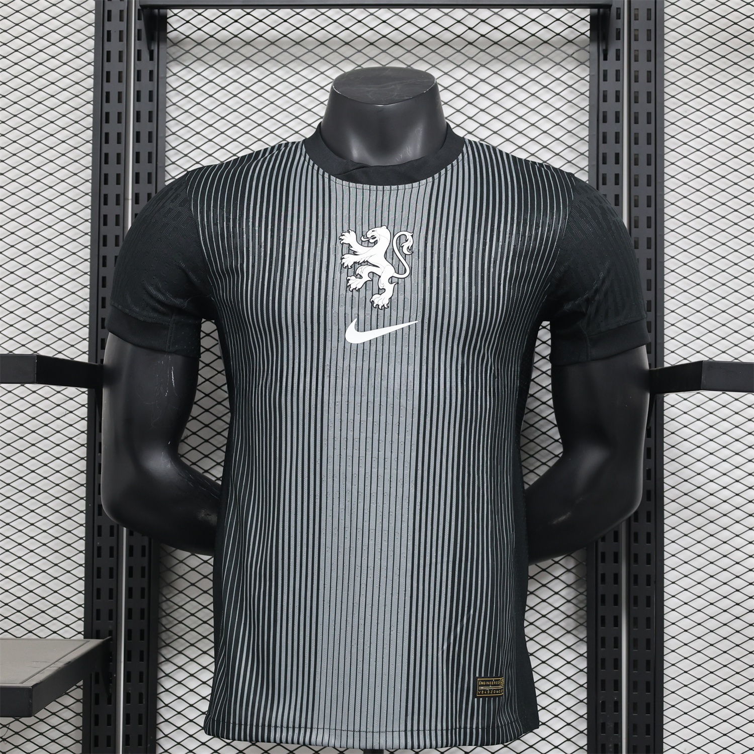 Netherlands 2025-26 Black Goalkeeper Jersey - Player Version - UnitedFutballJersey