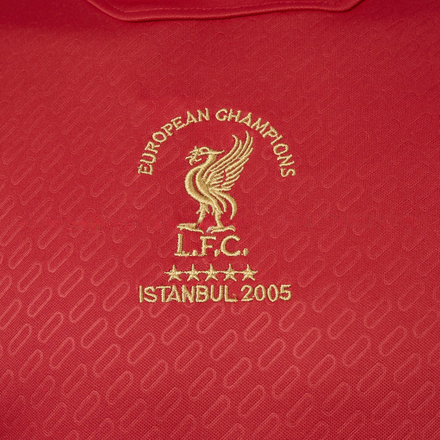 Liver.pool 25-26 Istanbul 2005 Anniversary Red Jersey - Fans Version - UnitedFutballJersey