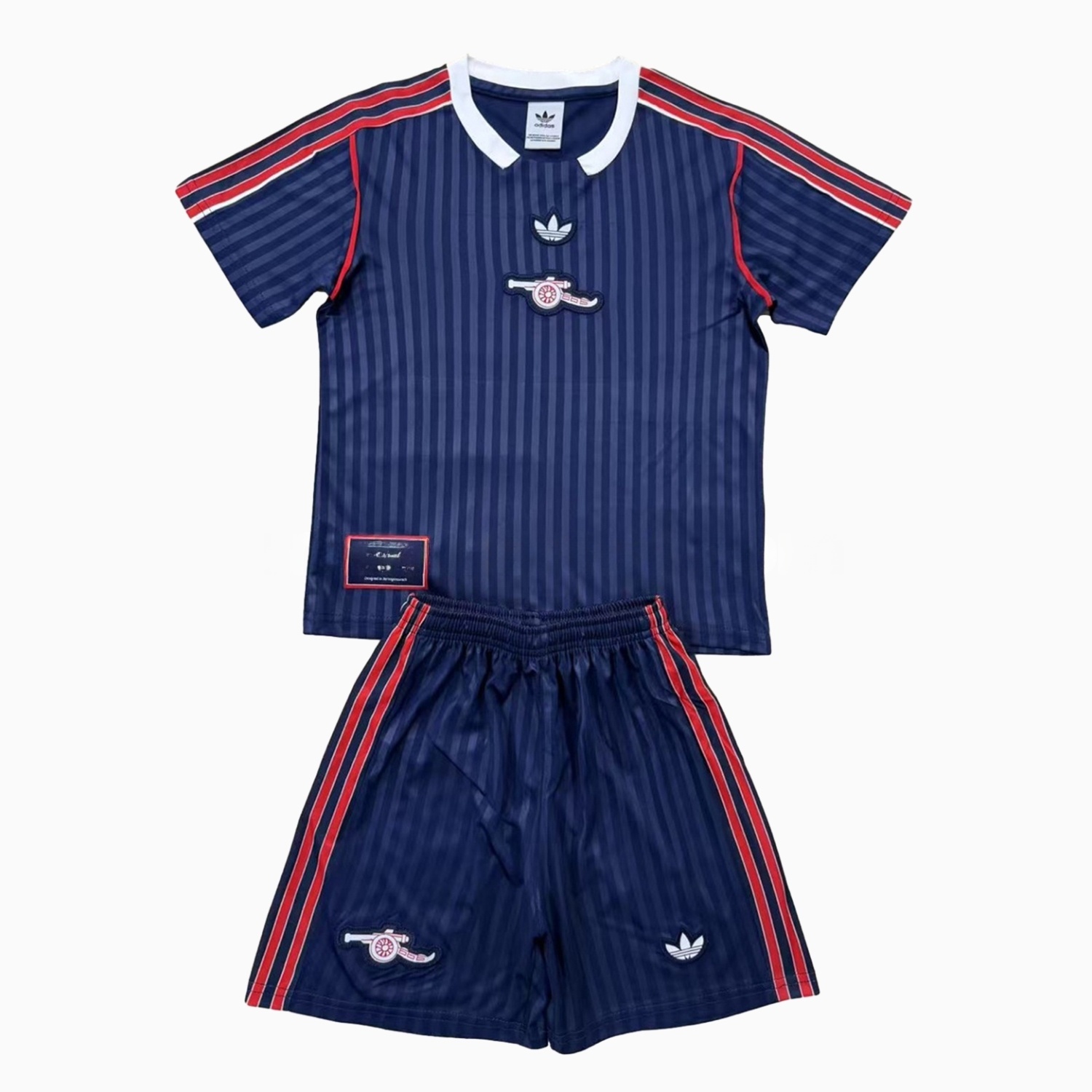 Arsenal 24-25 Blue Terrace Icon Retro Style Kids Kit - UnitedFutballJersey