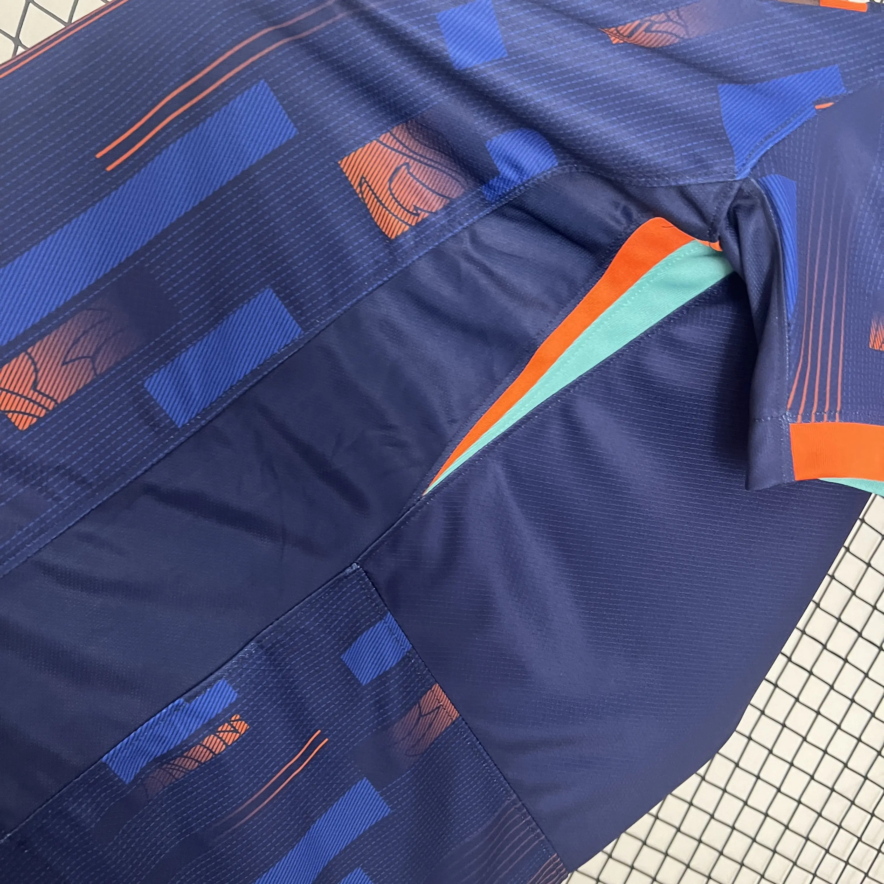 Netherlands 2024 Away Stadium Jersey - Fans Version - UnitedFutballJersey