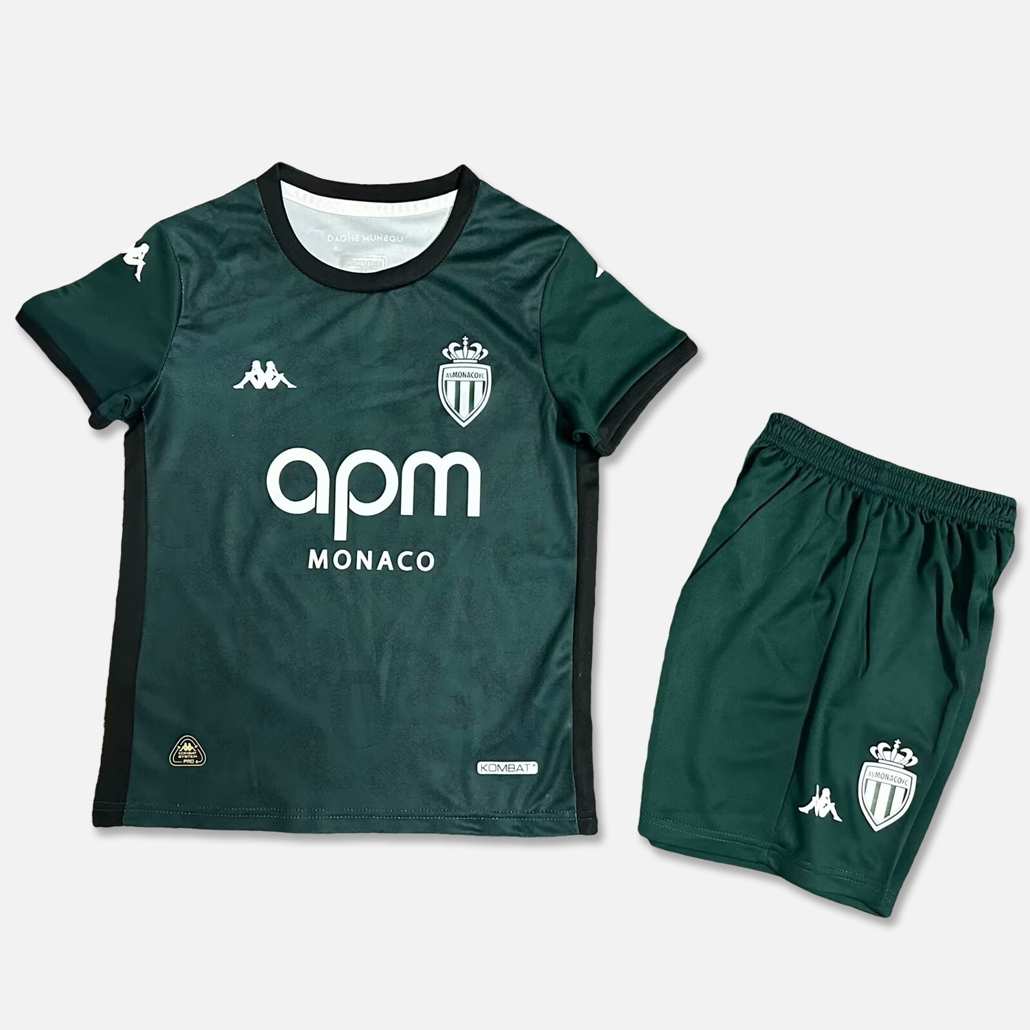AS Monaco 24-25 Away Kids Kit - UnitedFutballJersey