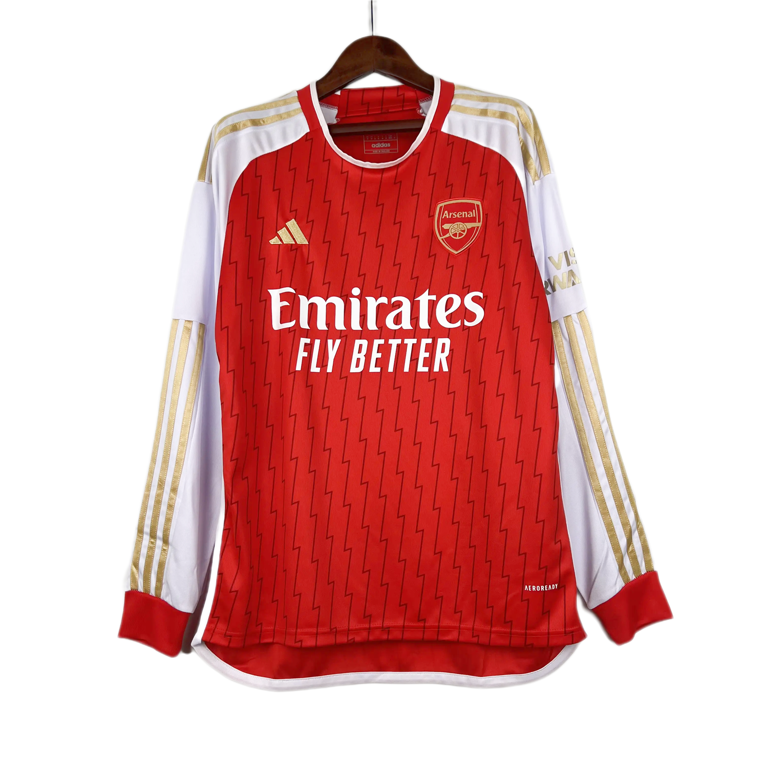 Arsenal 23-24 Home Long Sleeve Jersey - Fans Version - UnitedFutballJersey