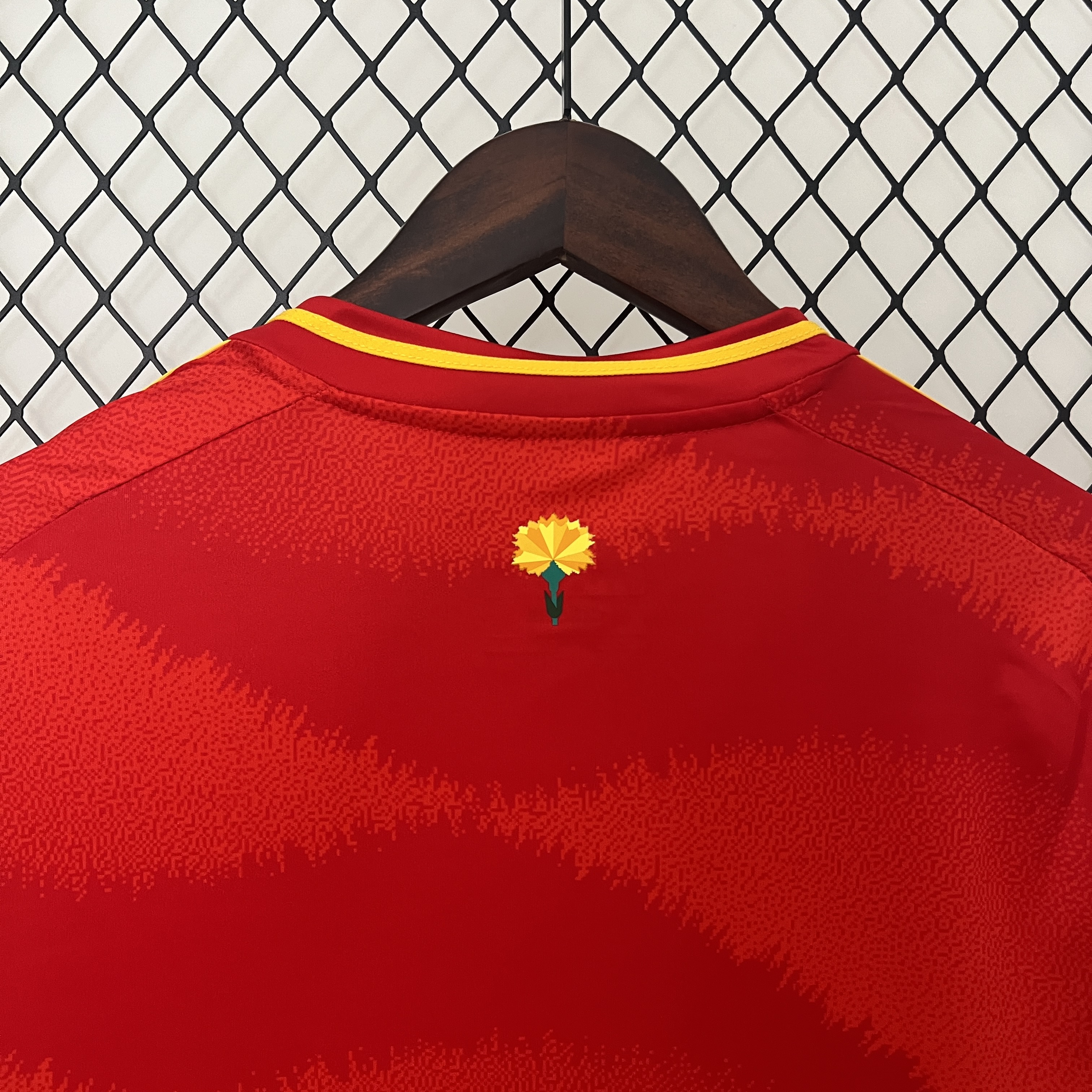 Spain 2024 Home Stadium Jersey - Fans Version - UnitedFutballJersey