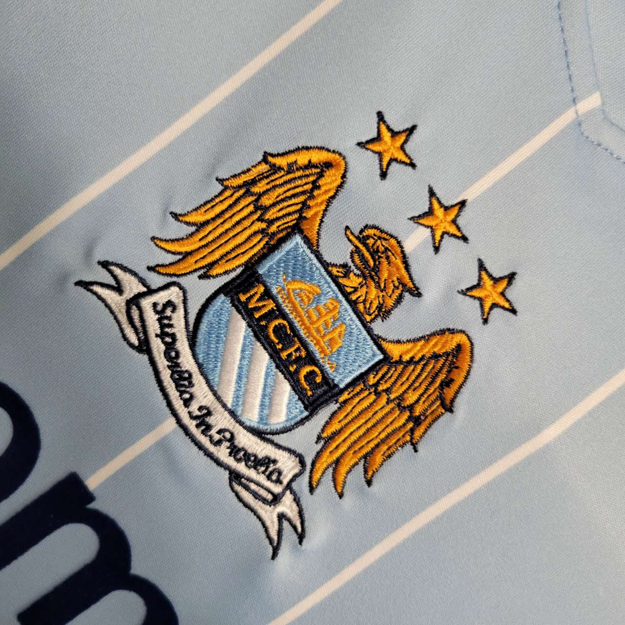 Retro Manchester City 2007-08 Home Stadium Jersey - UnitedFutballJersey