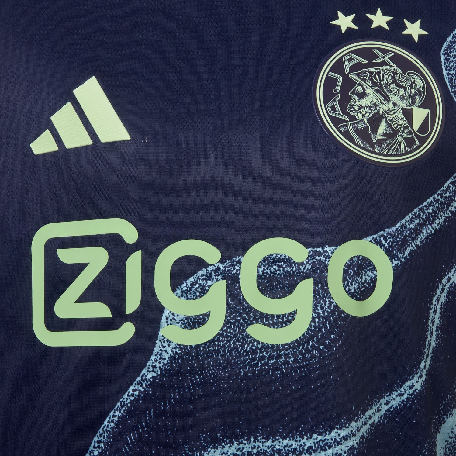 Ajax 25-26 Away Deep Blue Jersey - Player Version - UnitedFutballJersey