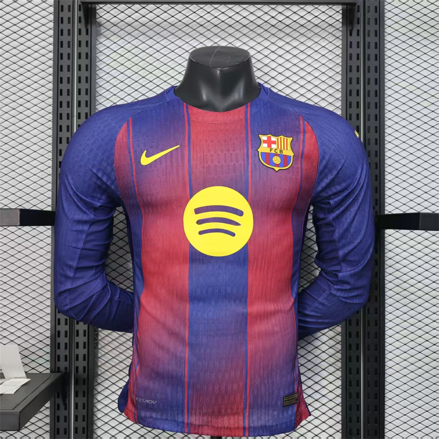 B.A.R.S.A 25-26 Home Long Sleeves Jersey (Leaked Version 2) - Player Version - UnitedFutballJersey