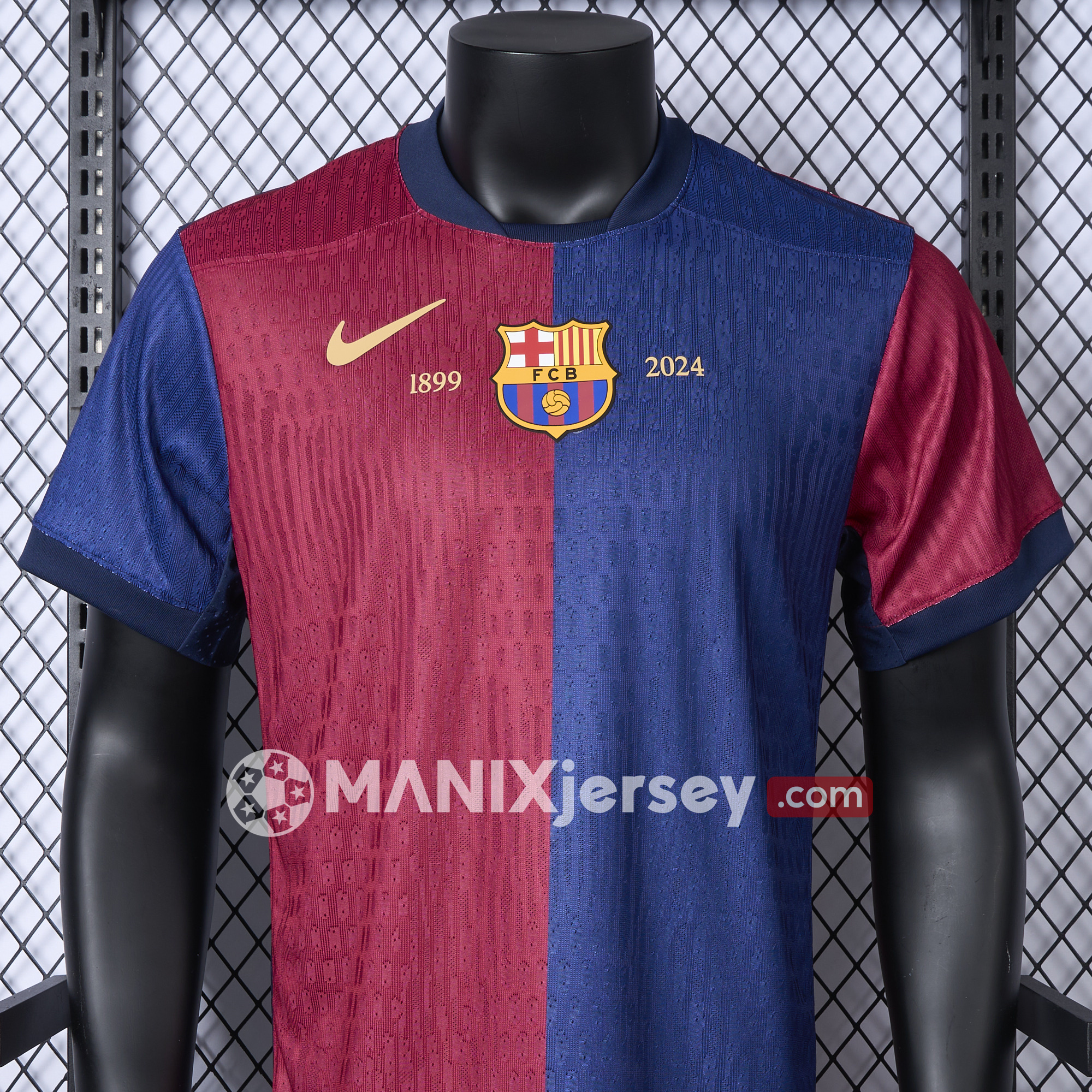 Barcelona 24-25 Home Unsponsored Anniversary Jersey - Player Version - UnitedFutballJersey