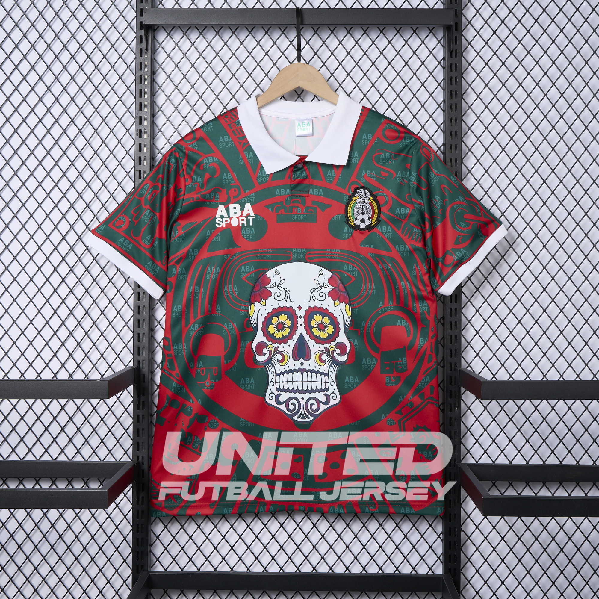 Mexico 2024 Red Skull Special Edition Jersey - Fans Version - UnitedFutballJersey